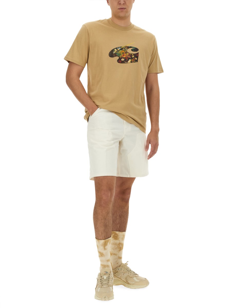 CARHARTT WIP T-SHIRT "PALETTE" In Linea