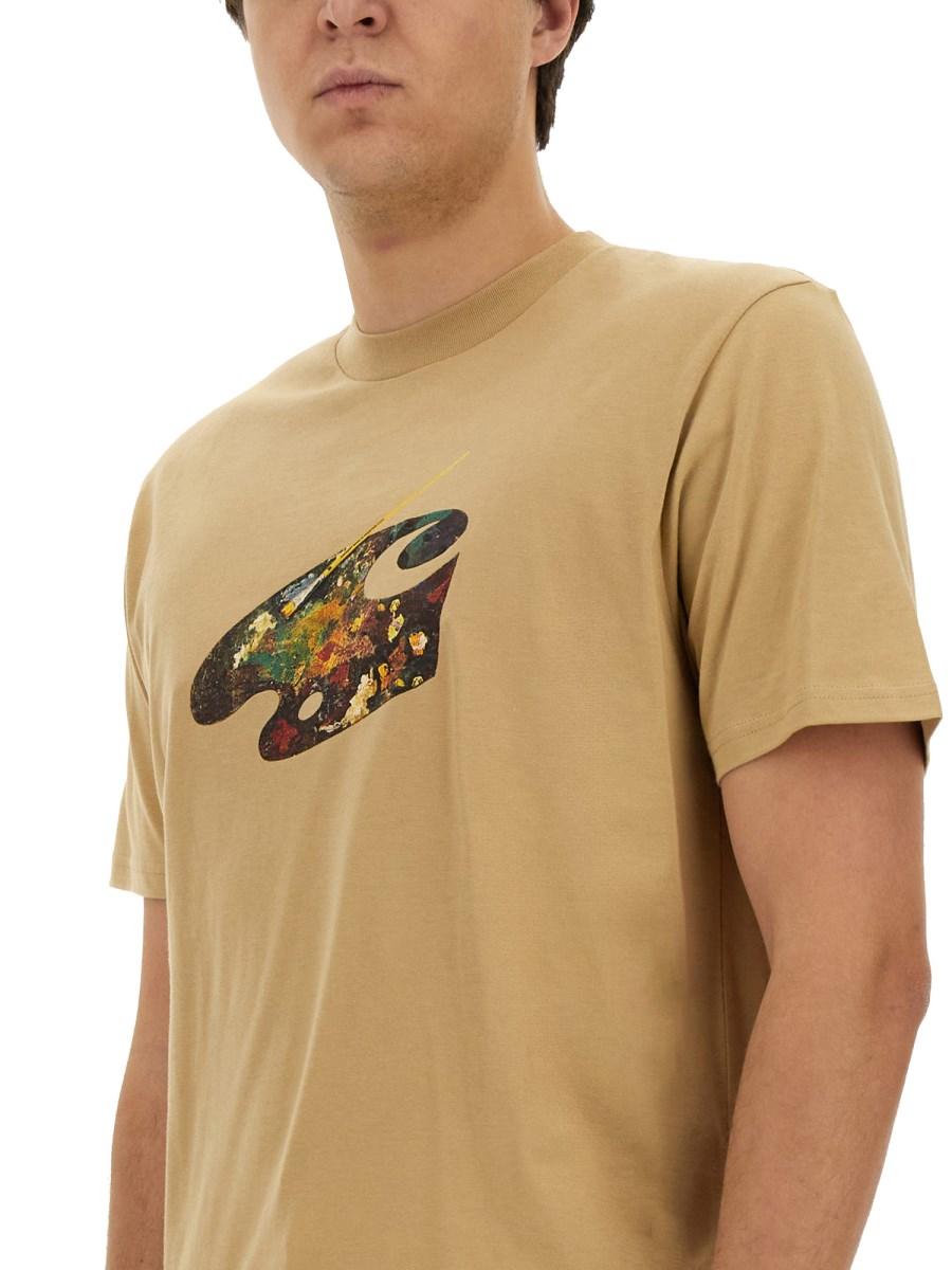 CARHARTT WIP T-SHIRT "PALETTE" In Linea