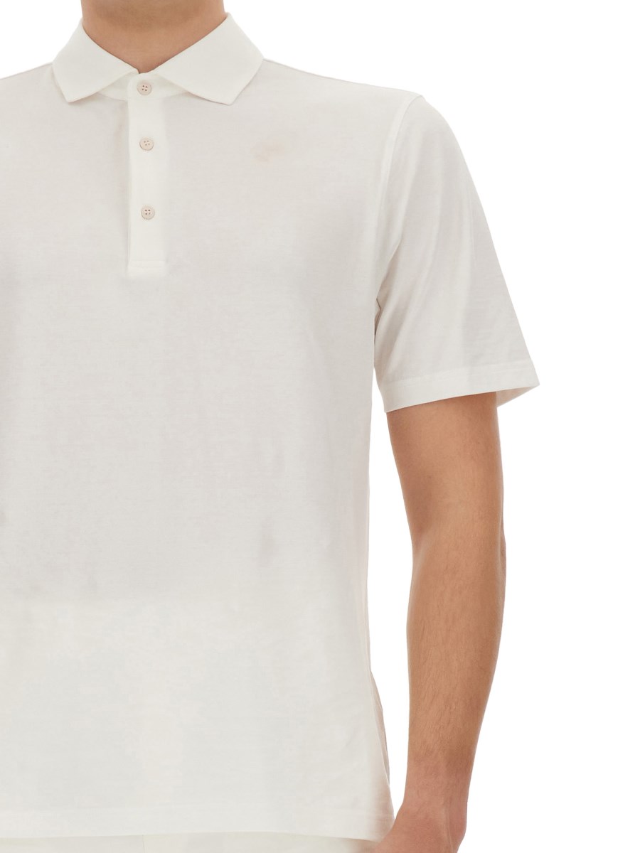 LARDINI POLO REGULAR FIT IN PIQUÉ DI COTONE Nuovo