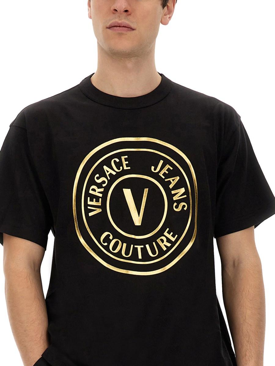 VERSACE JEANS COUTURE T-SHIRT CON LOGO Grandi sconti