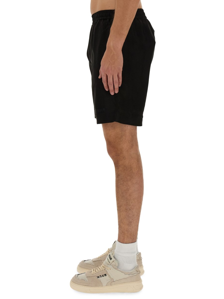 MSGM SHORT CON LOGO Sconto
