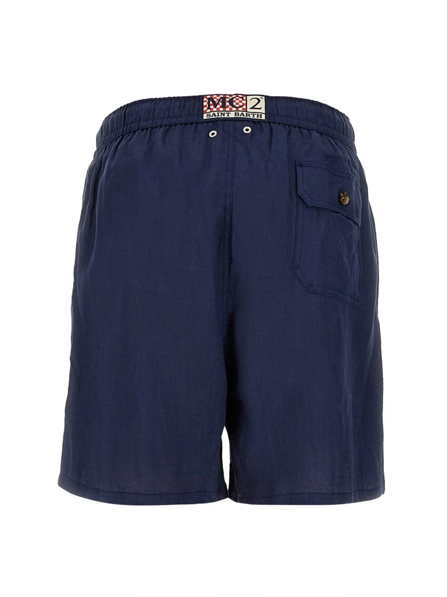 MC2 SAINT BARTH COSTUME DA BAGNO IN LINO Offerta