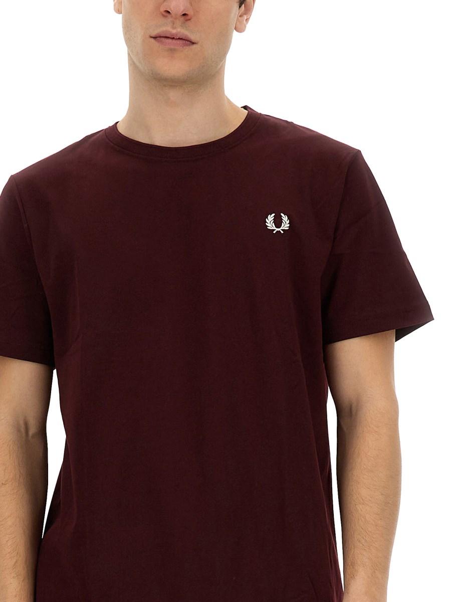 FRED PERRY T-SHIRT IN JERSEY DI COTONE CON LOGO Saldi