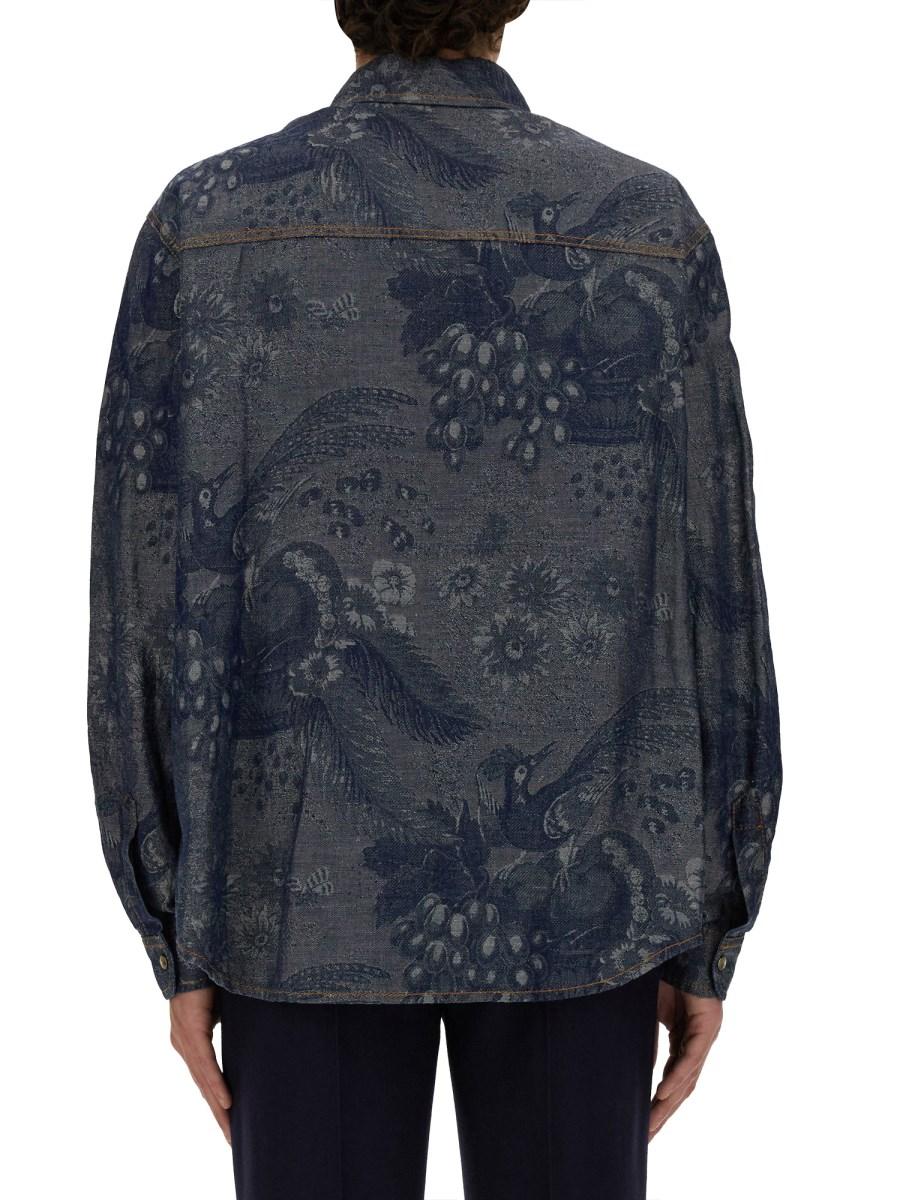 ETRO CAMICIA IN COTONE CON MOTIVO PAISLEY Hotsell