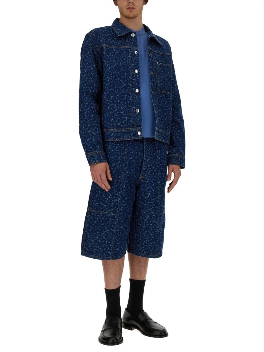 MAISON KITSUNÉ GIACCA IN DENIM Vendita Calda