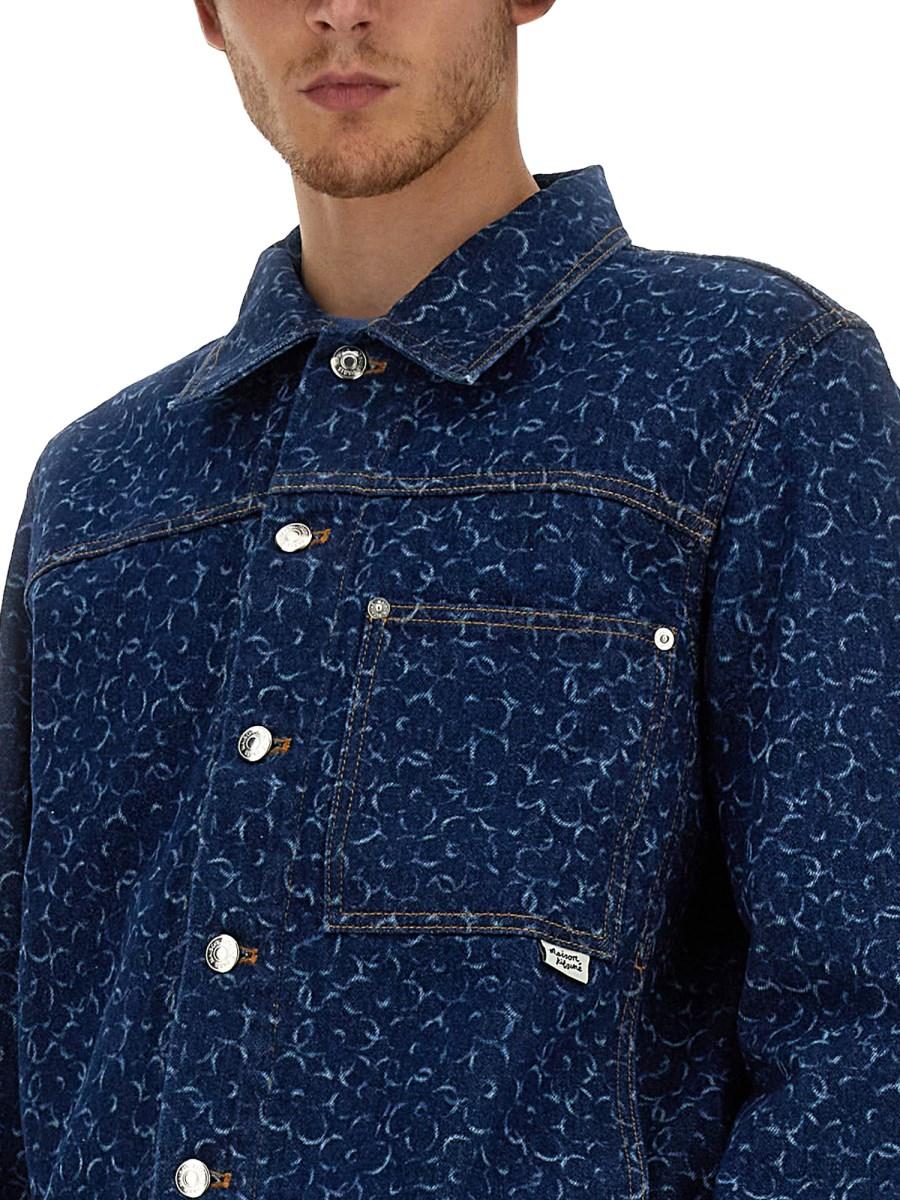MAISON KITSUNÉ GIACCA IN DENIM Vendita Calda