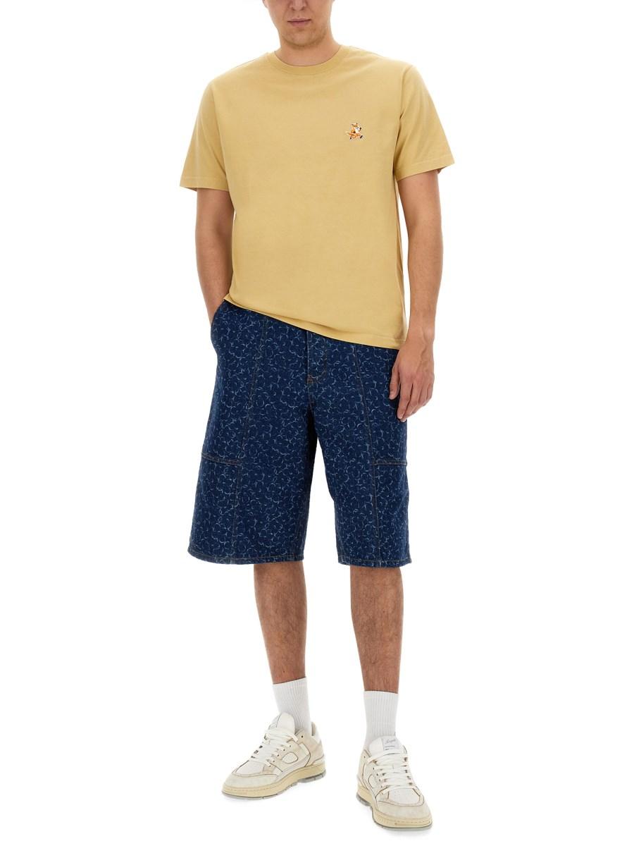MAISON KITSUNÉ T-SHIRT "SPEEDY FOX" Vendita Economica