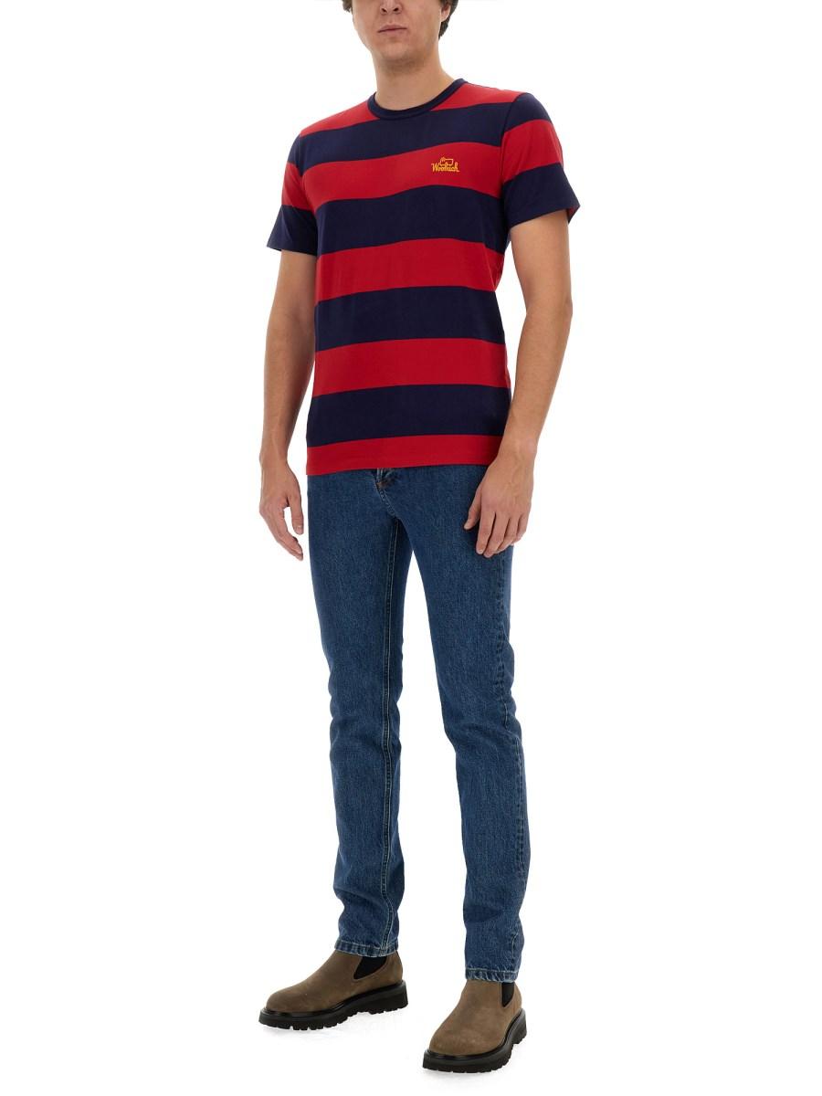 WOOLRICH T-SHIRT A RIGHE Negozio