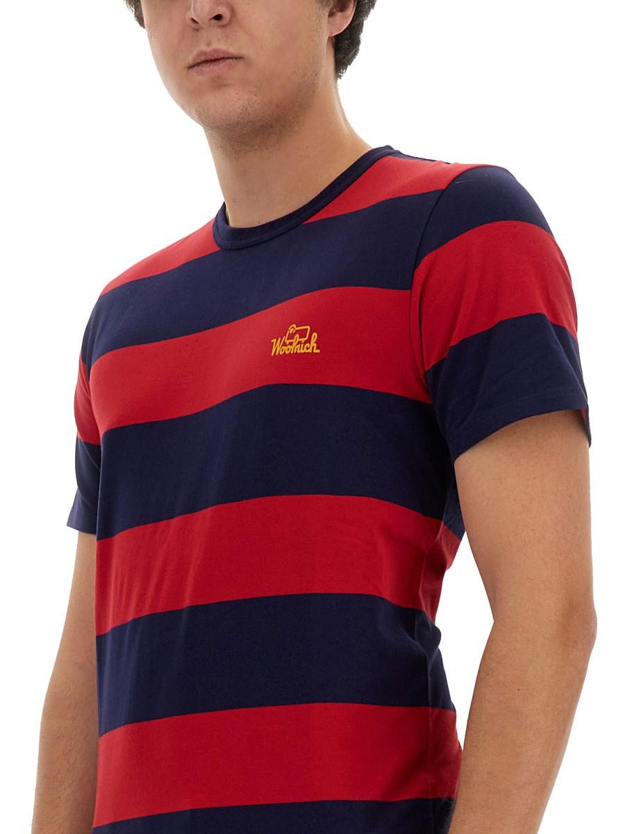 WOOLRICH T-SHIRT A RIGHE Negozio