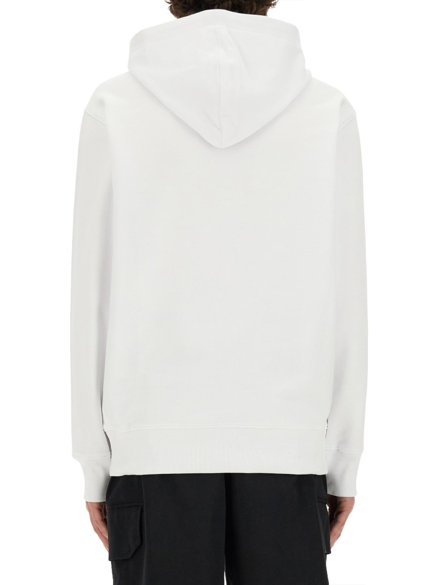 MOSCHINO FELPA IN COTONE CON STAMPA TEDDY In Saldo