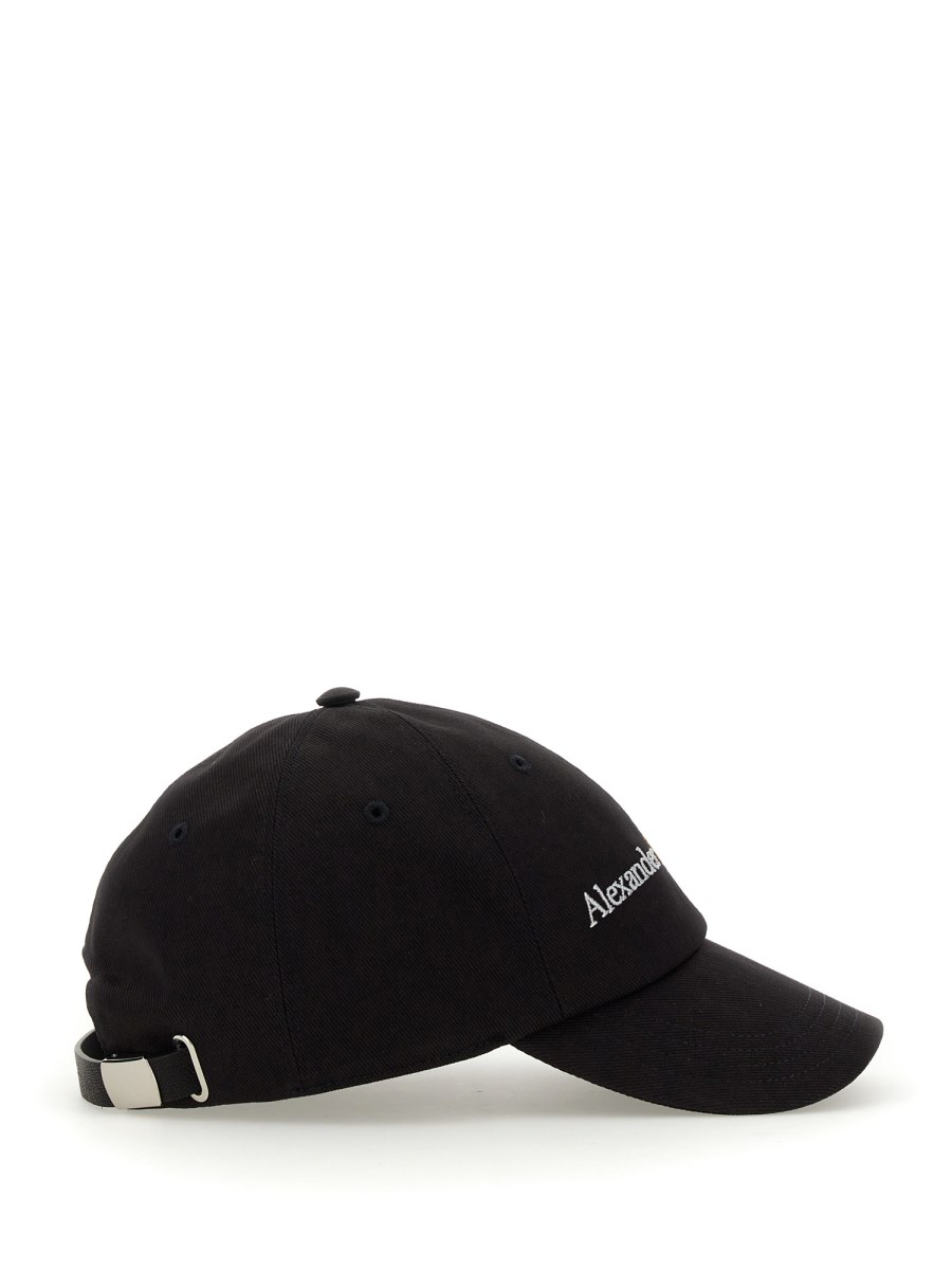 ALEXANDER McQUEEN CAPPELLO DA BASEBALL CON LOGO Italia