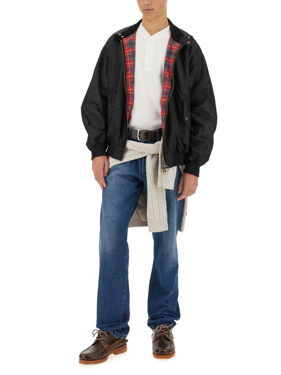 BARACUTA X BARBOUR GIACCA G9 HARRINGTON IN COTONE Pezzi Unici