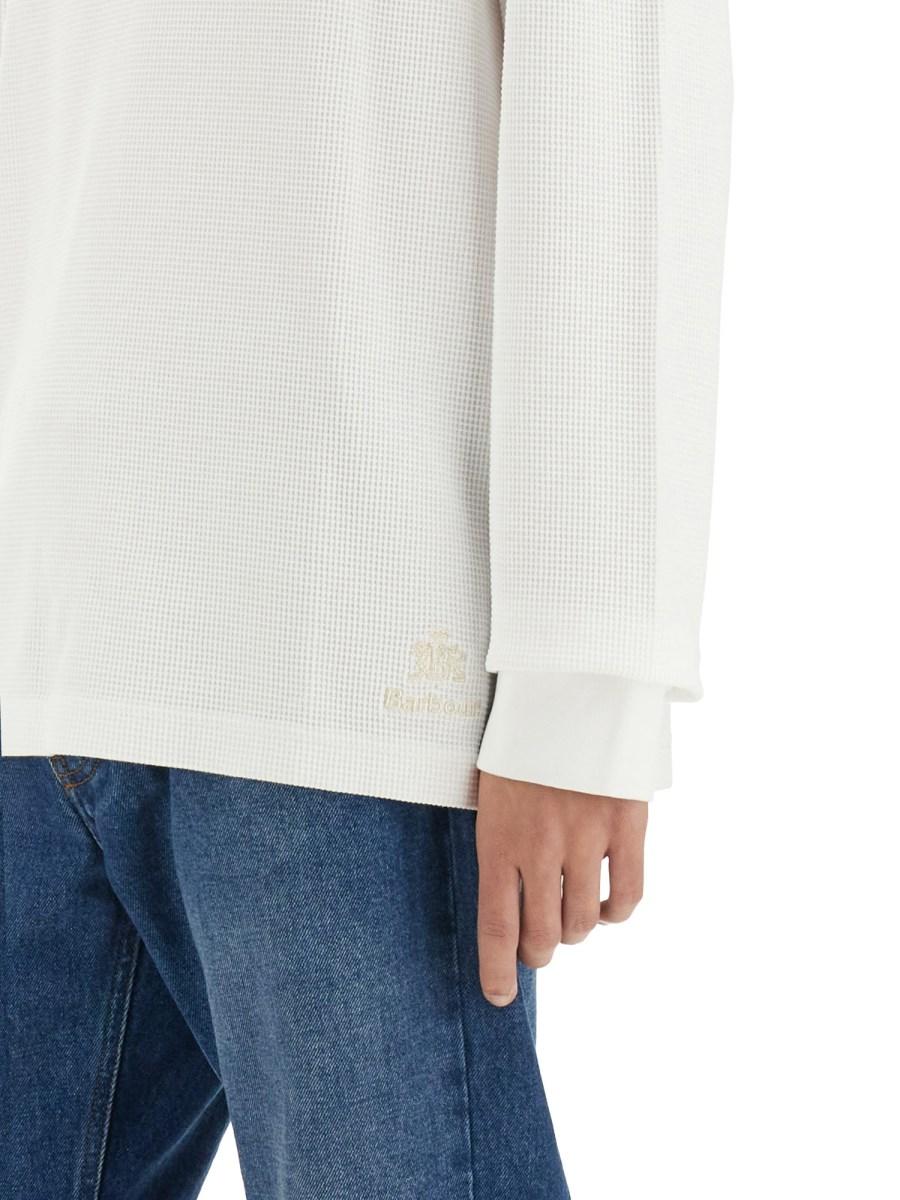 BARACUTA X BARBOUR T-SHIRT HENLEY Soddisfazione Garantita
