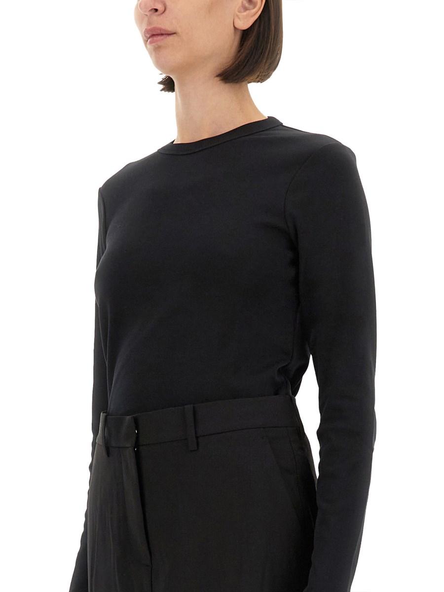 HELMUT LANG T-SHIRT SLIM FIT CON LOGO Fino Al -60%