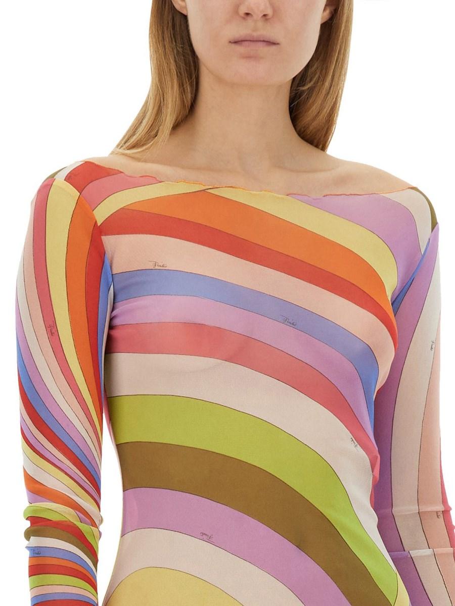 PUCCI ABITO LUNGO IN TULLE Prezzo Ridotto