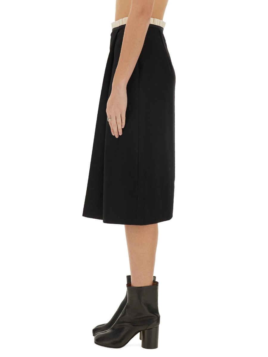 MAISON MARGIELA GONNA IN LANA Fino Al -60%