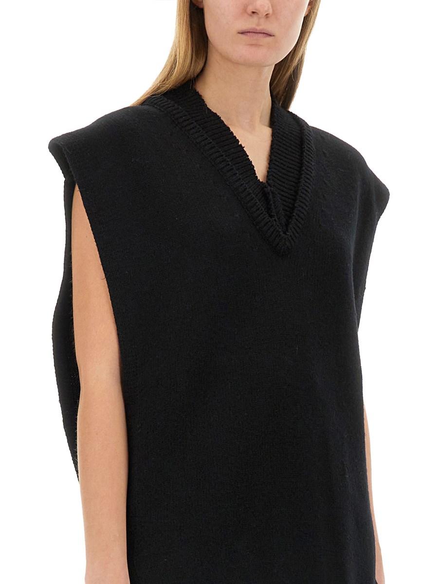 MAISON MARGIELA GILET IN MAGLIA A STRATI Saldi