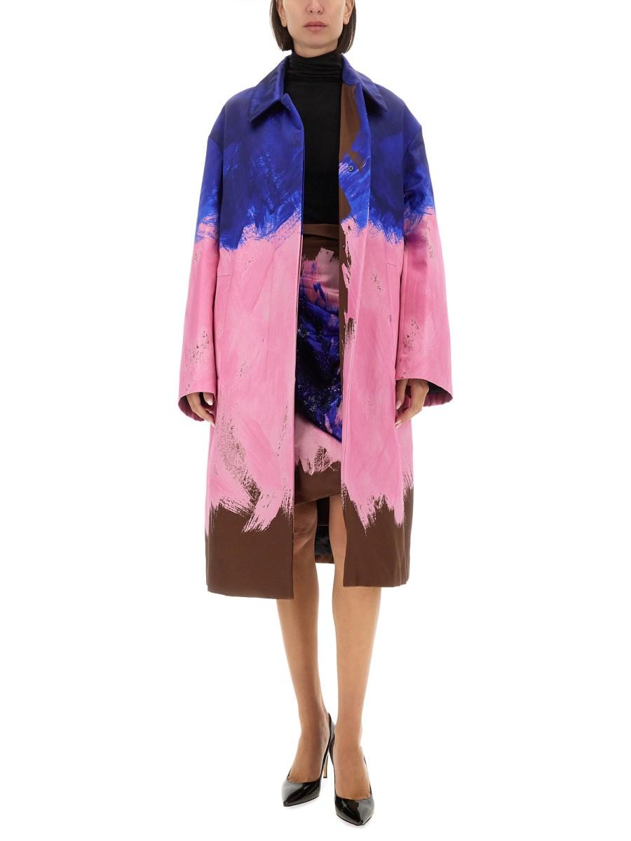 DRIES VAN NOTEN GONNA CON STAMPA Hotsell