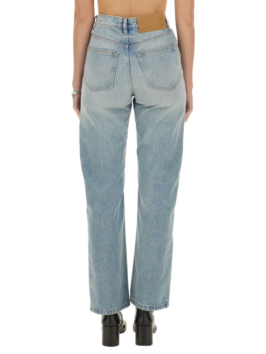 MM6 MAISON MARGIELA JEANS REGULAR FIT Saldi Di Fabbrica