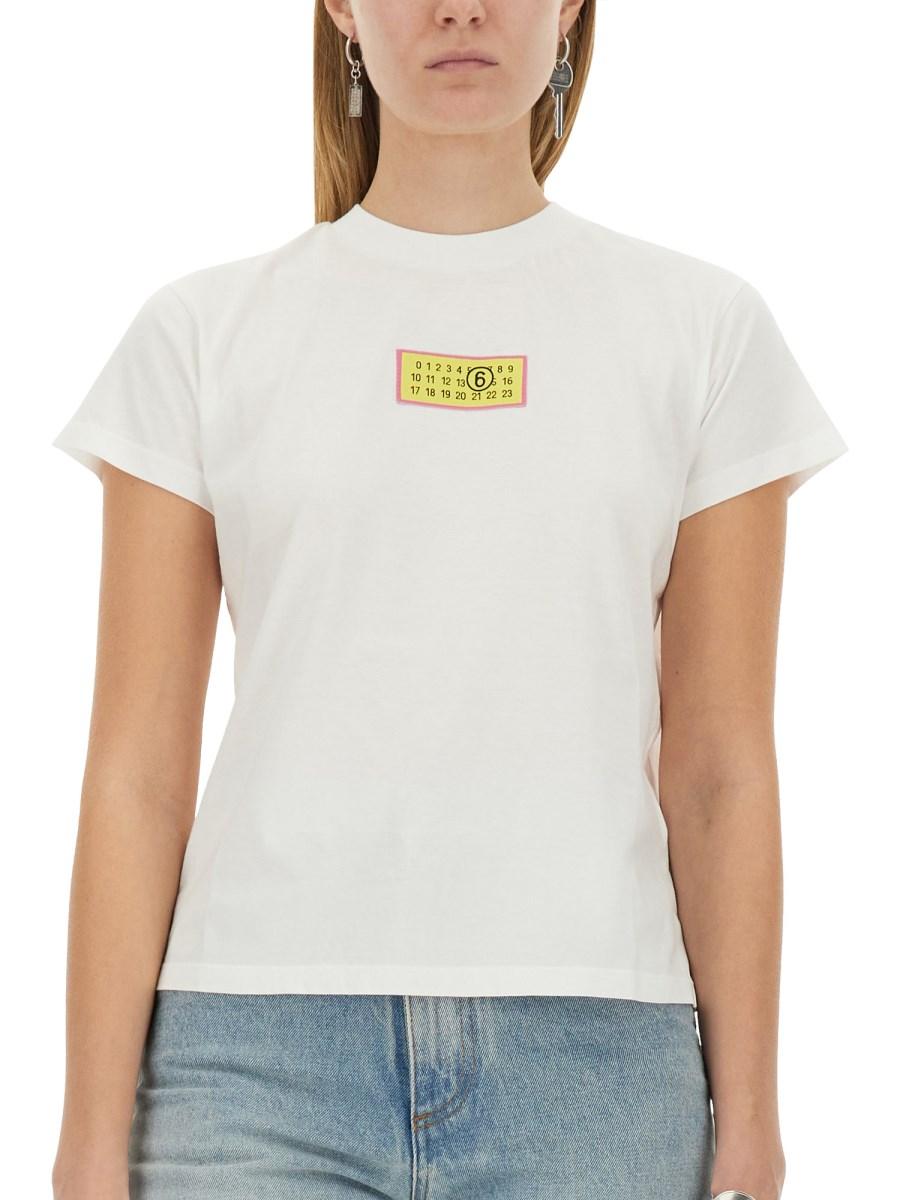 MM6 MAISON MARGIELA T-SHIRT "NUMERIC" Vendite Flash