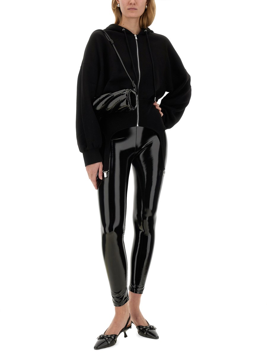 FIORUCCI FELPA IN NEOPRENE CON BRETELLE Nuova