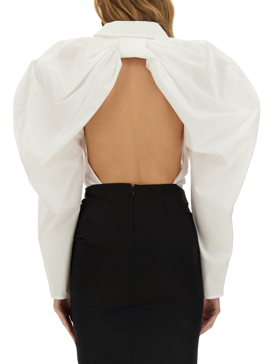 NINA RICCI CAMICIA "HALTER" CON FIOCCO Italy