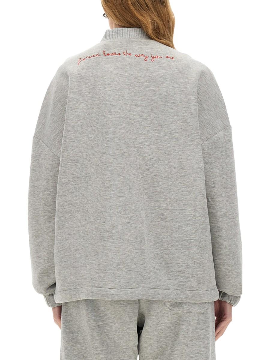 FIORUCCI FELPA CON ZIP ANGEL IN NEOPRENE Pezzi Unici