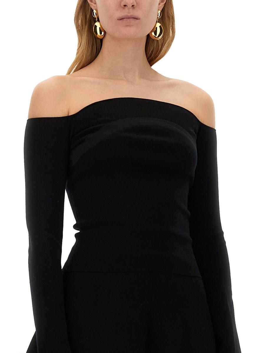 NINA RICCI TOP CON SCOLLO BARDOT Soddisfazione Garantita