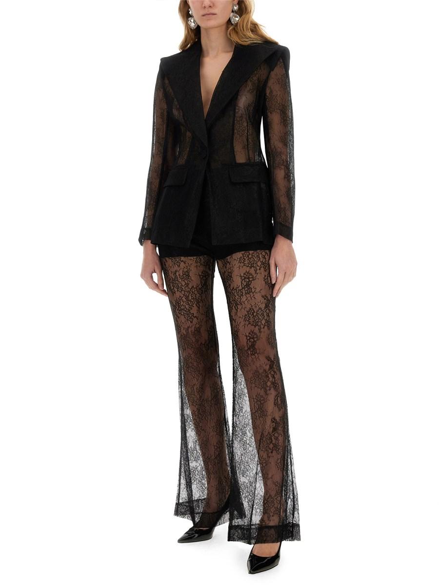 NINA RICCI BLAZER IN PIZZO CHANTILLY Qualità Garantita