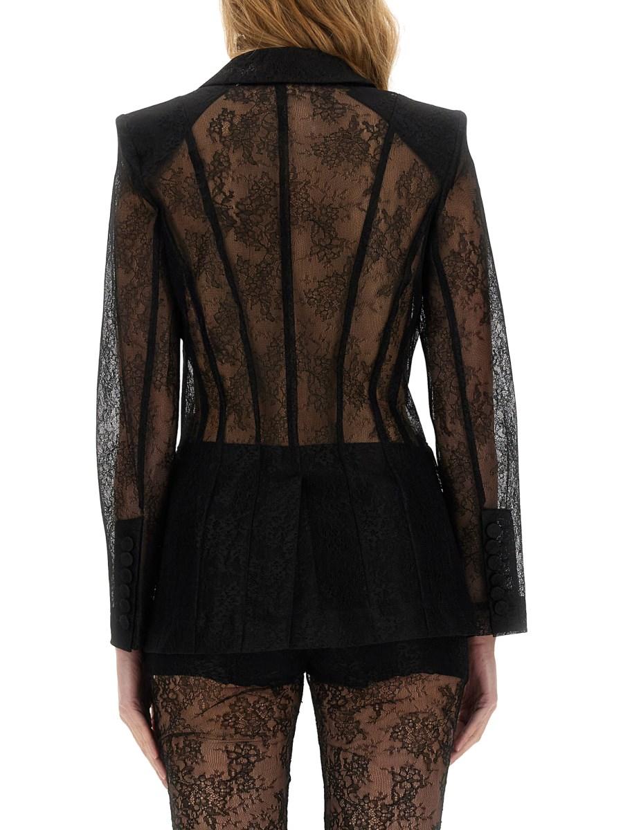 NINA RICCI BLAZER IN PIZZO CHANTILLY Qualità Garantita