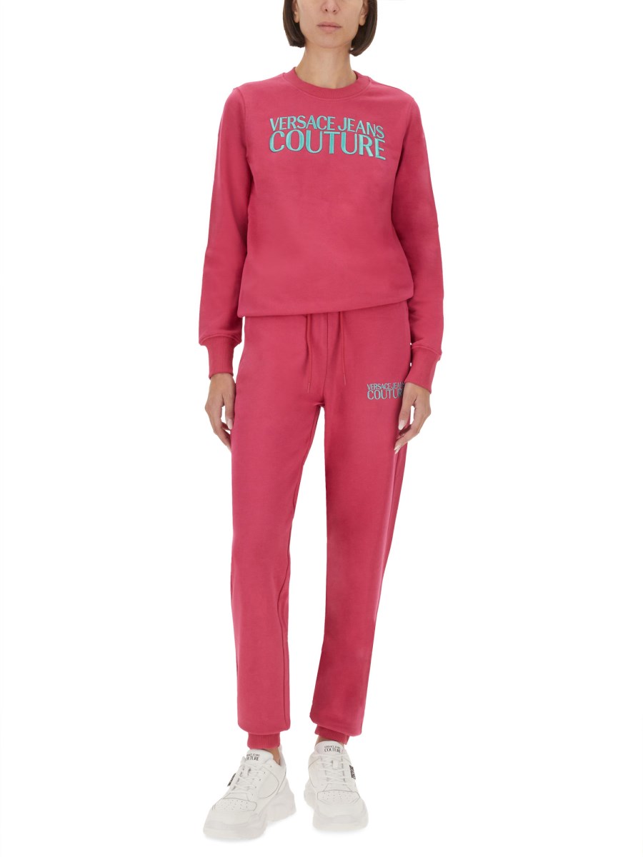 VERSACE JEANS COUTURE PANTALONE JOGGING CON LOGO Outlet