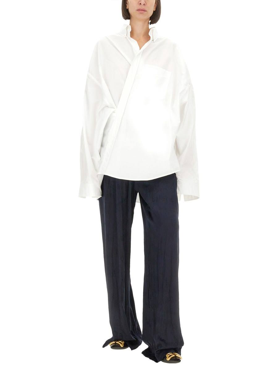 BALENCIAGA PANTALONE "PYJAMA" IN SETA In Vendita