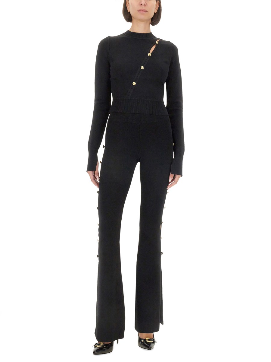 VERSACE JEANS COUTURE PANTALONE CUT OUT Online Outlet