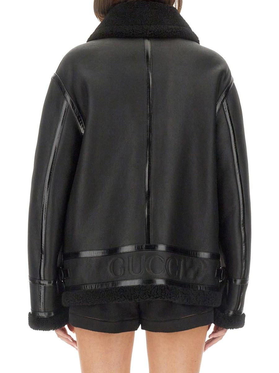 GUCCI GIACCA BIKER IN PELLE Offerte esclusive