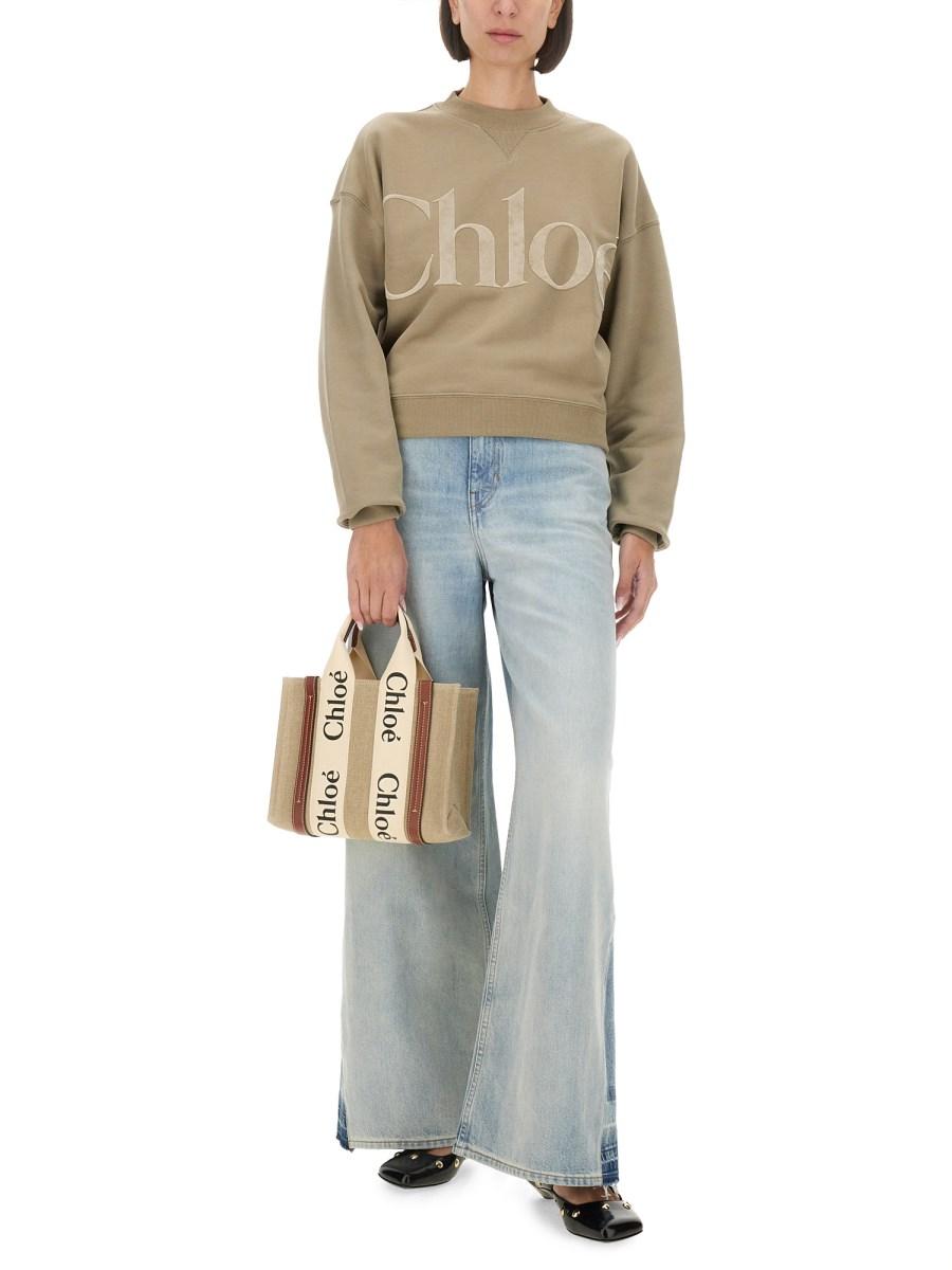 CHLOE&#39; FELPA CON LOGO Nuovo