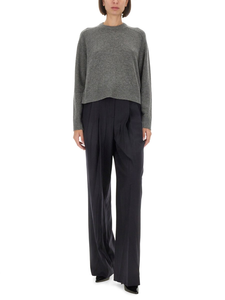THEORY PANTALONE IN FLANELLA CON DOPPIA PIEGA Vendita