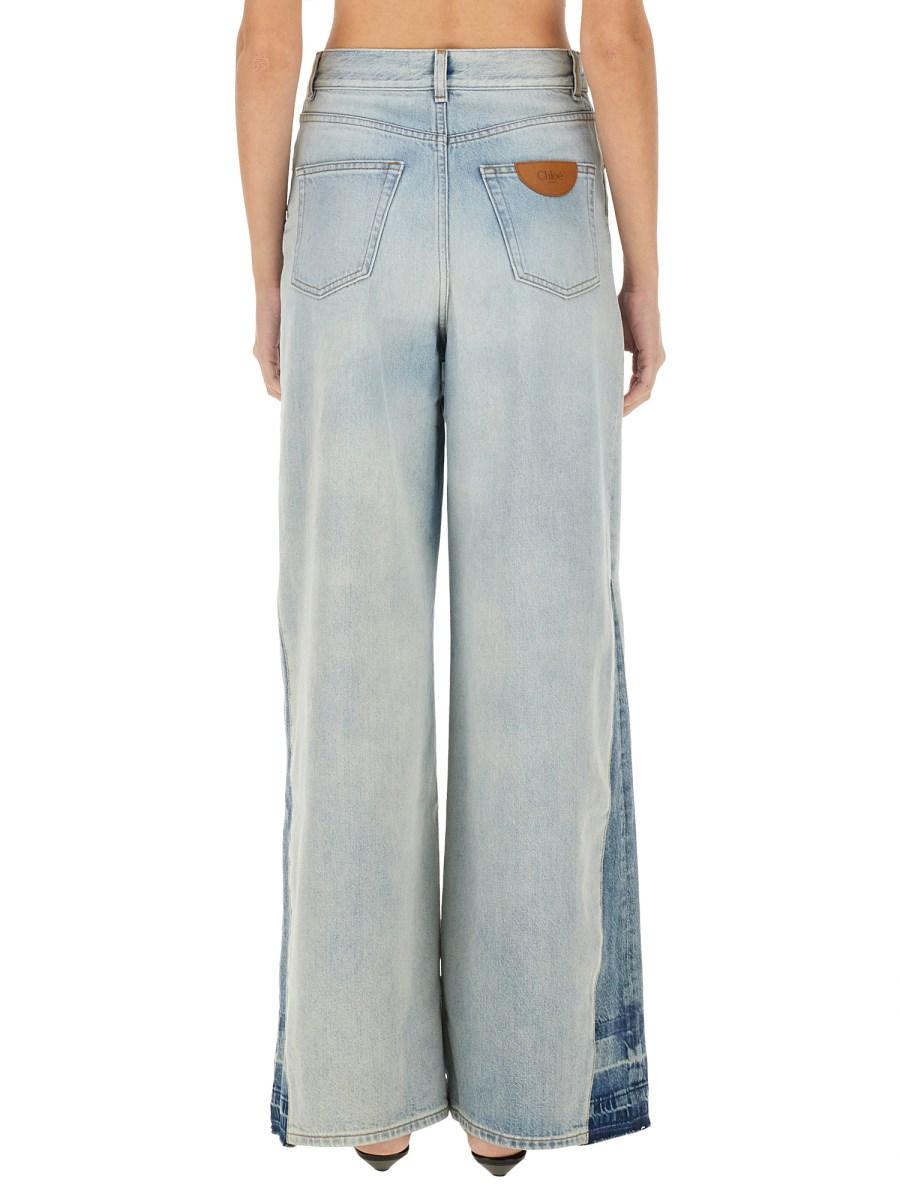 CHLOE&#39; JEANS WIDE LEG Consegna Veloce