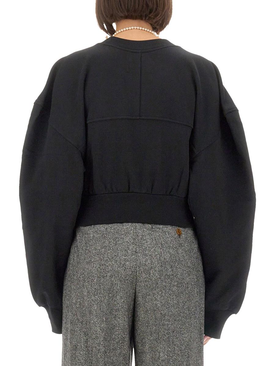 VIVIENNE WESTWOOD FELPA CON STAMPA ORB IN JERSEY DI COTONE Hotsell