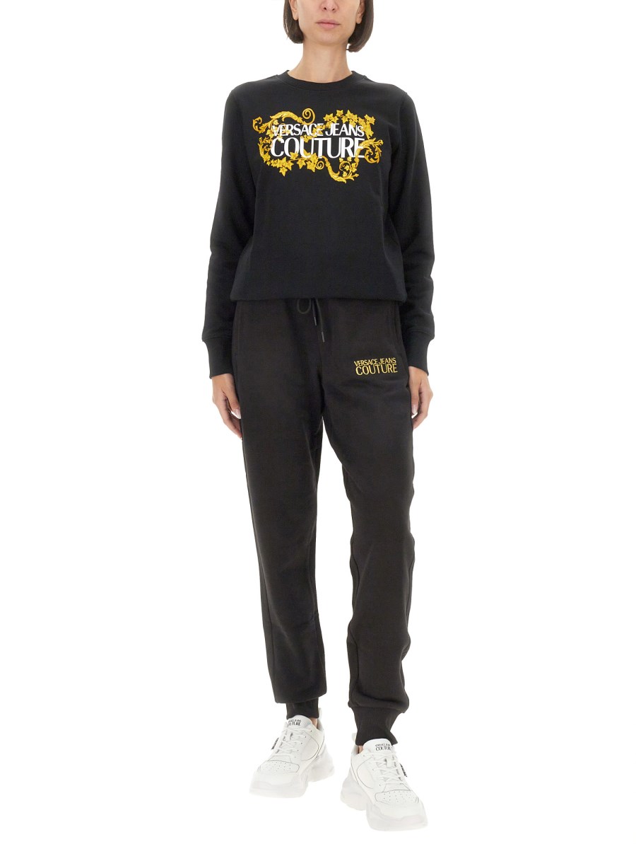 VERSACE JEANS COUTURE FELPA CON LOGO Saldi Di Fabbrica