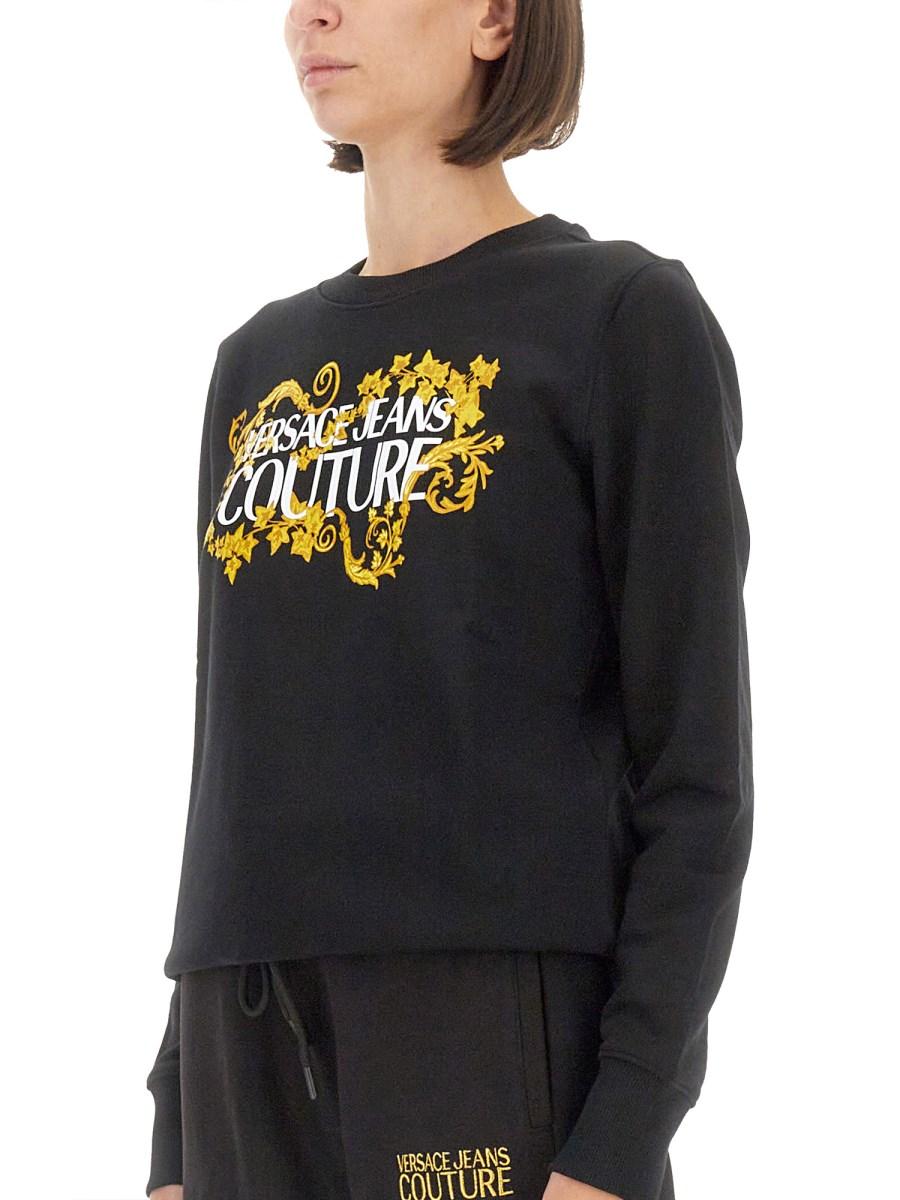 VERSACE JEANS COUTURE FELPA CON LOGO Saldi Di Fabbrica