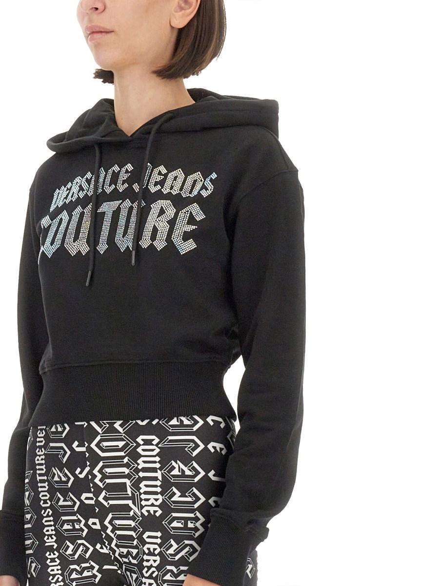 VERSACE JEANS COUTURE FELPA CON LOGO Vendite Flash