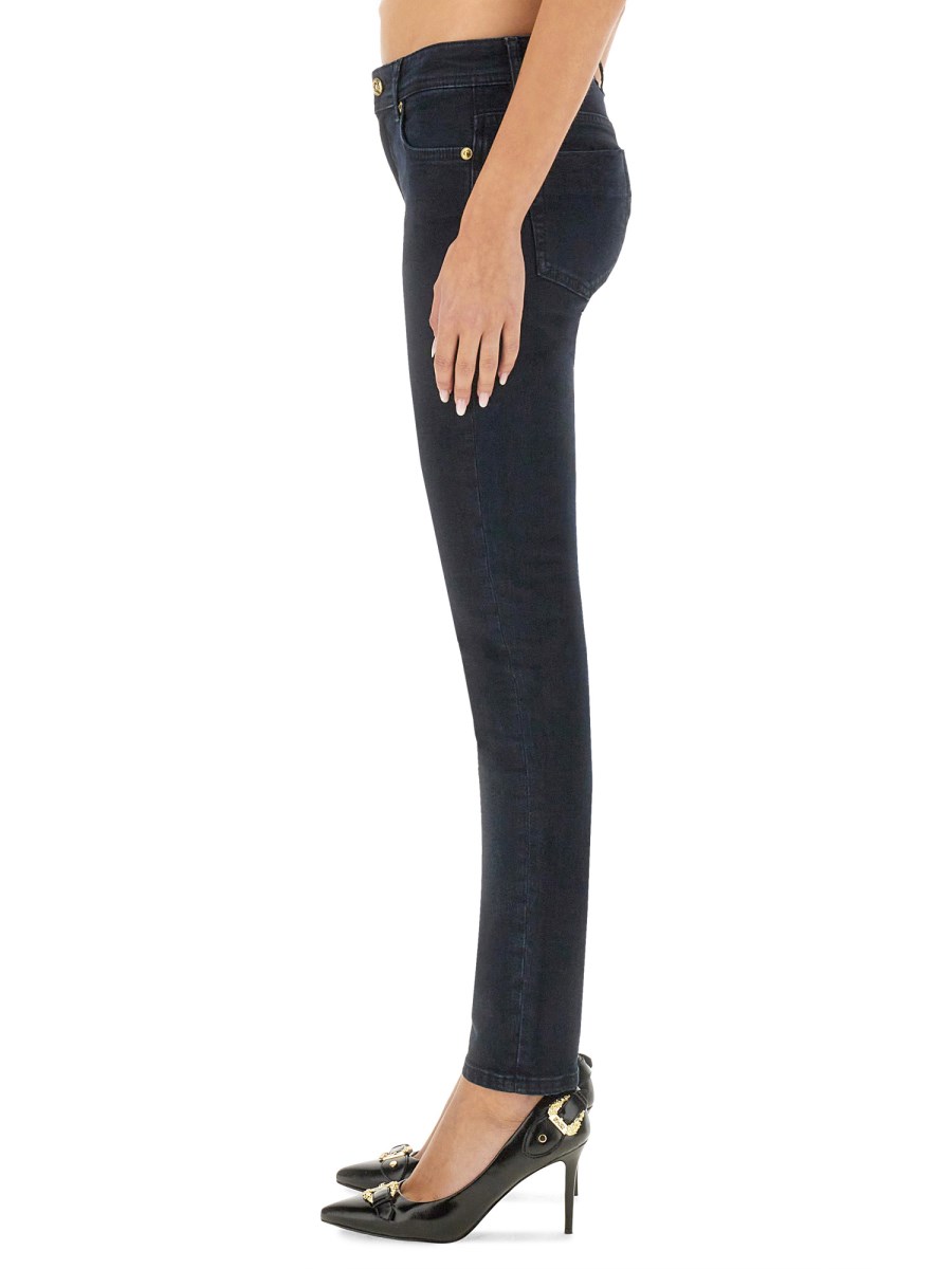 VERSACE JEANS COUTURE JEANS SLIM FIT IN DENIM DI COTONE Pezzi Unici