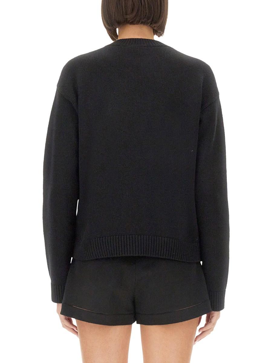 GUCCI MAGLIA IN LANA CON INTARSIO LOGO Soddisfazione Garantita
