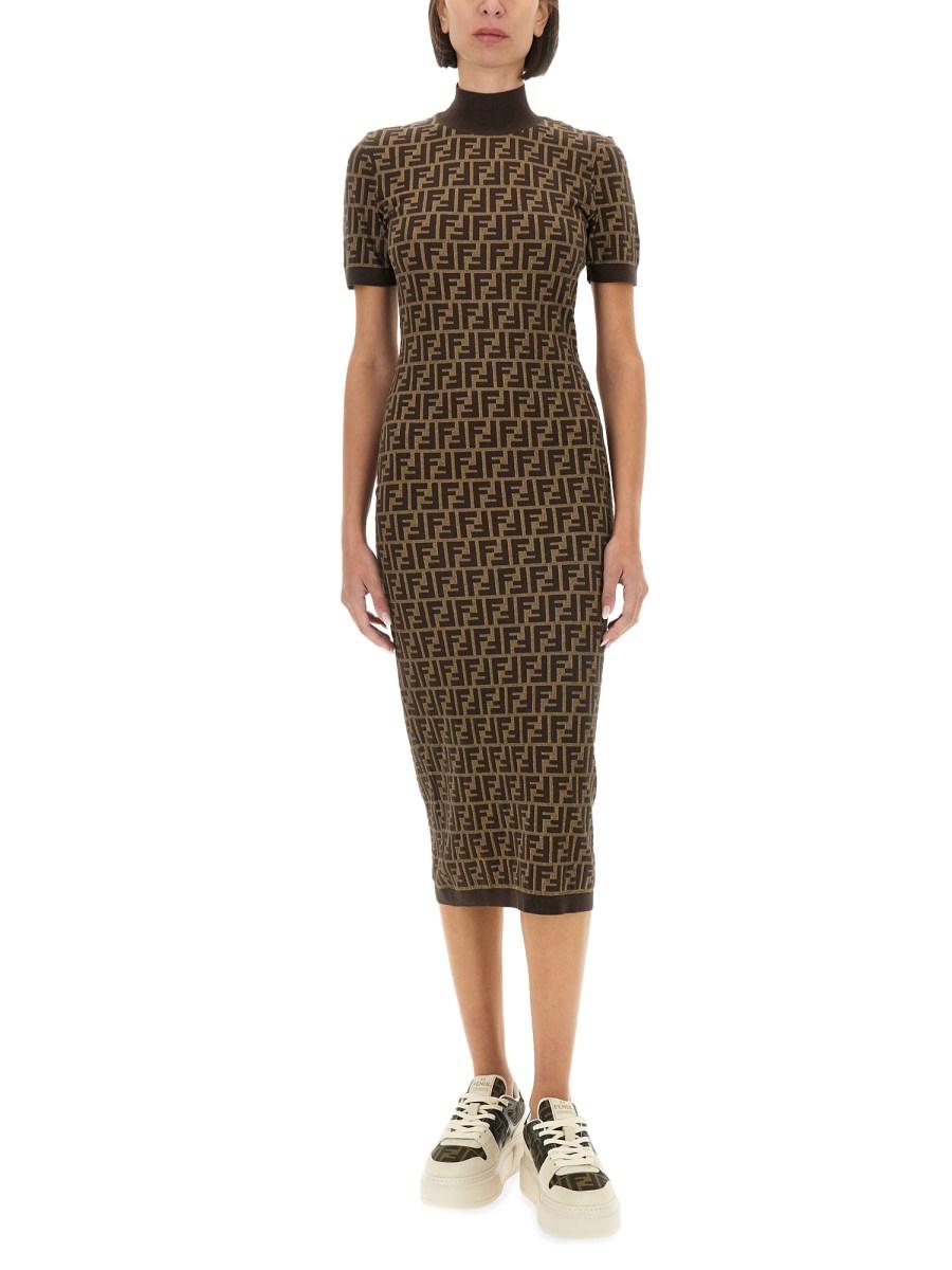FENDI ABITO IN COTONE FF In Vendita