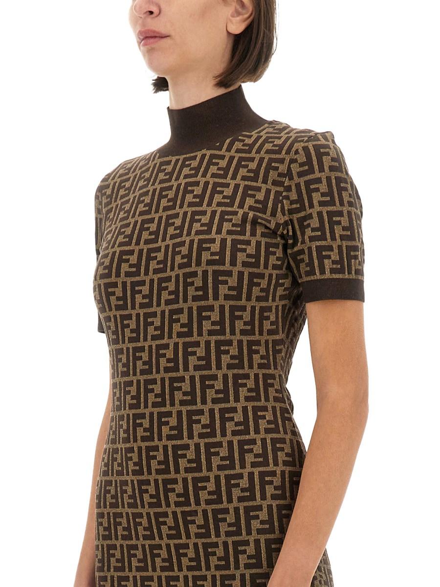 FENDI ABITO IN COTONE FF In Vendita