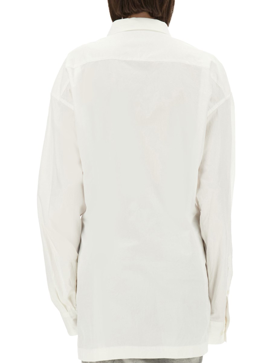 DRIES VAN NOTEN CAMICIA OVERSIZE FIT IN POPELINE DI COTONE Vendita Calda
