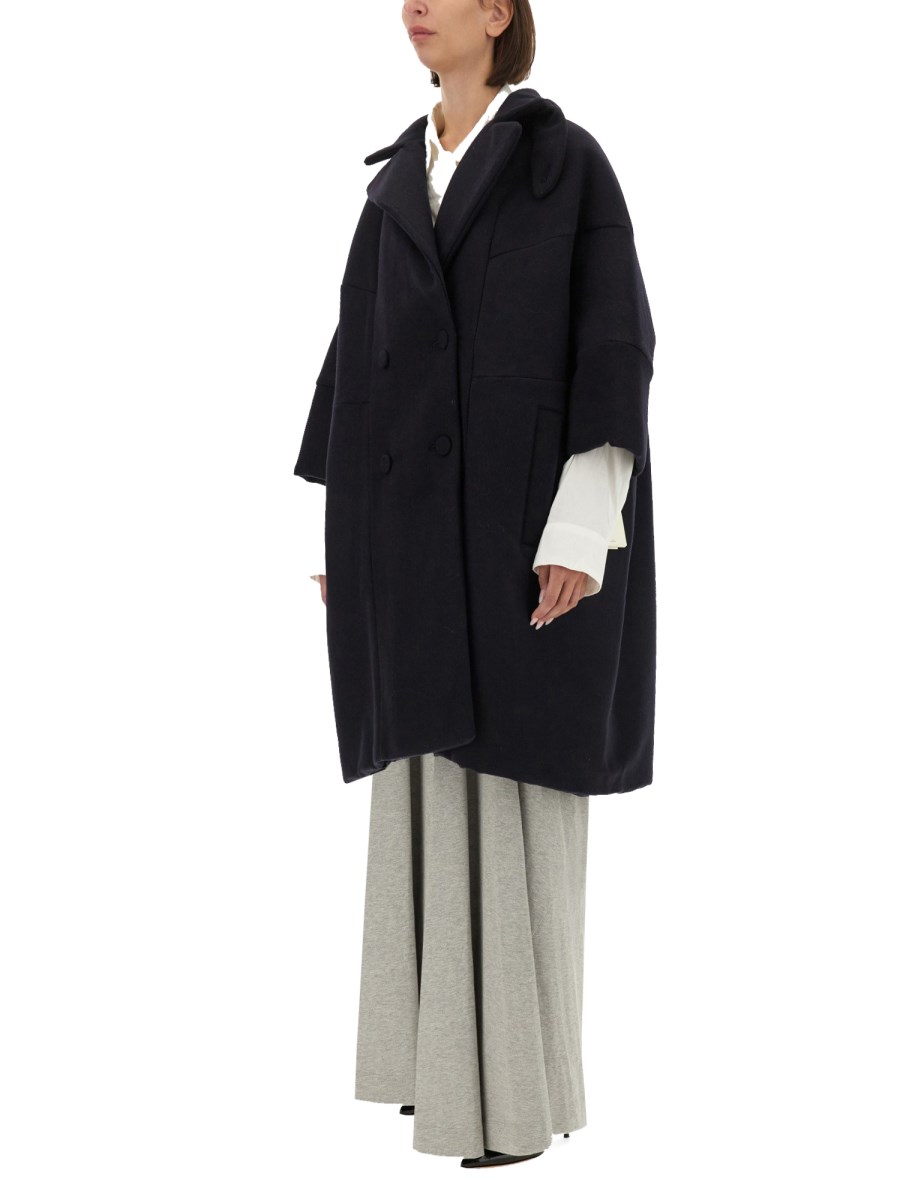 DRIES VAN NOTEN CAPPOTTO COCOON IN LANA Saldi Di Fabbrica