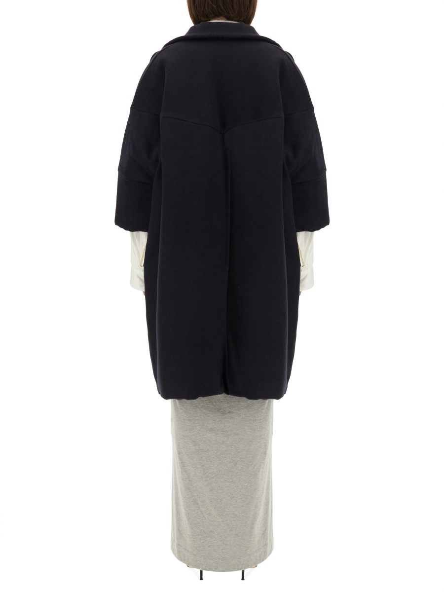 DRIES VAN NOTEN CAPPOTTO COCOON IN LANA Saldi Di Fabbrica