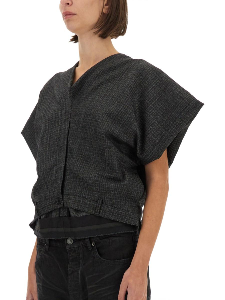 BALENCIAGA PANTA TOP SARTORIALE IN LANA 2025