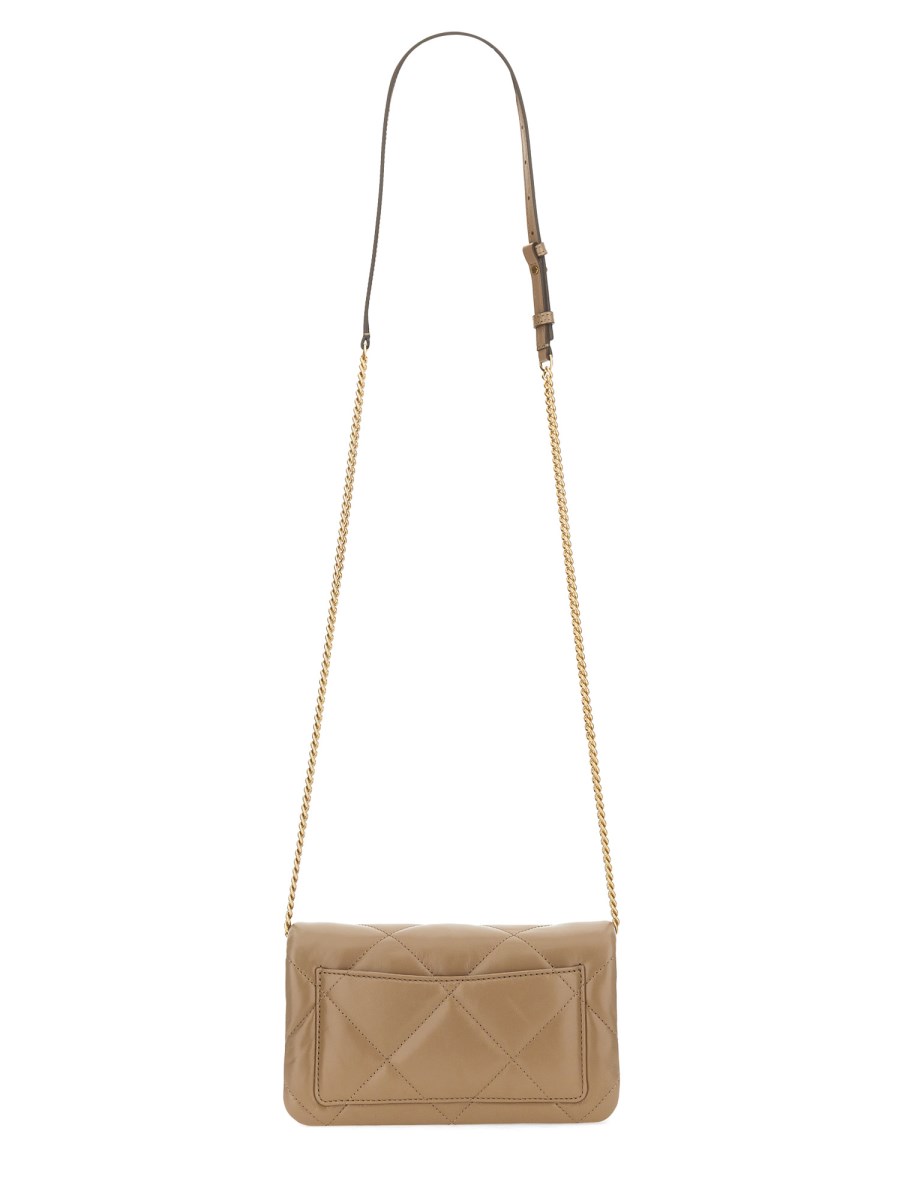 TORY BURCH PORTAFOGLIO CON CATENA KIRA CON TRAPUNTATURA A DIAMANTE Qualità Garantita